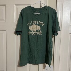 Columbia Dark Green Yellowstone Graphic Tee